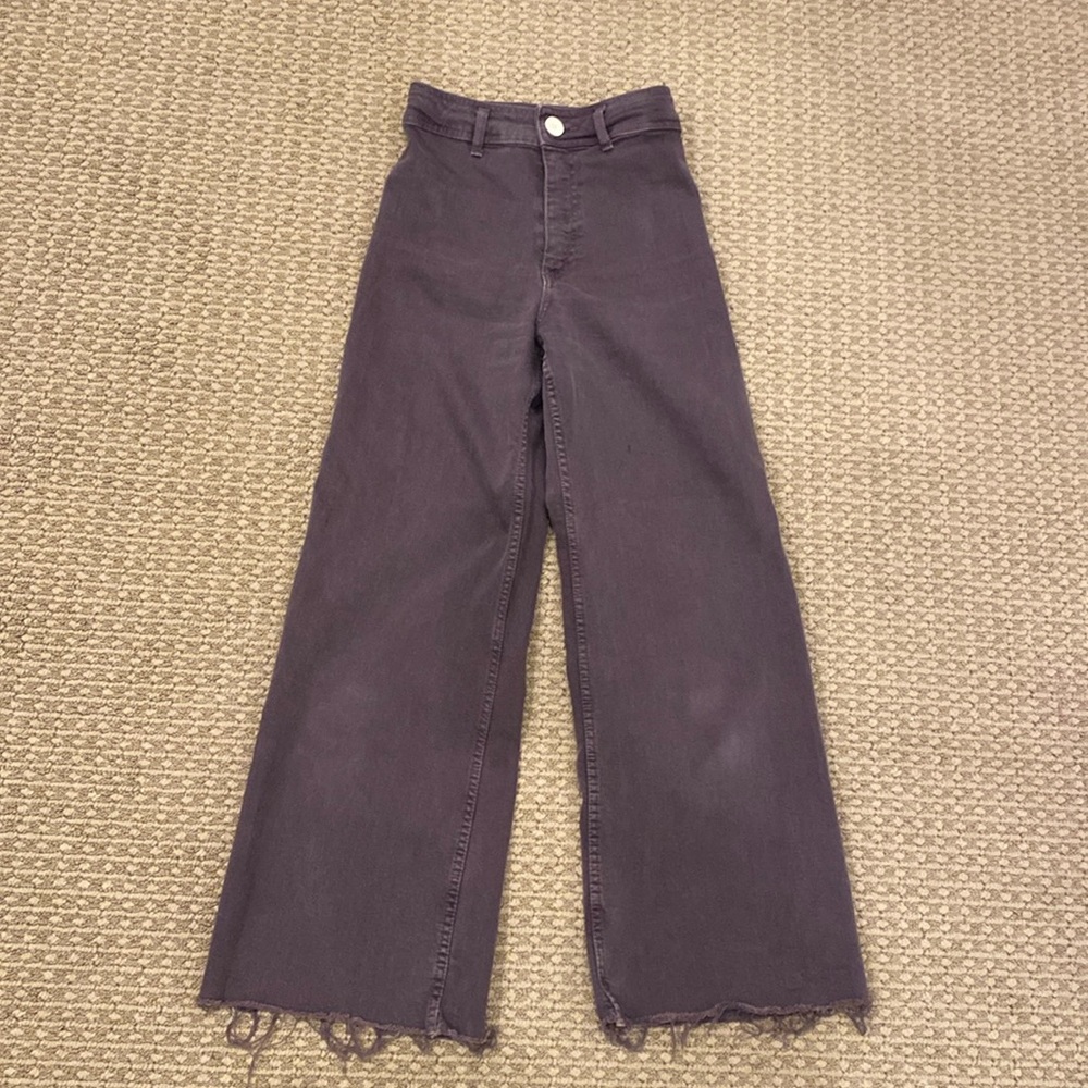 Zara High Rise Jeans - purple